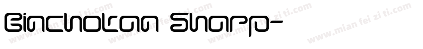 Binchotan Sharp字体转换